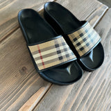 Authentic Repurposed Birkenstock Eva Barbados Slides