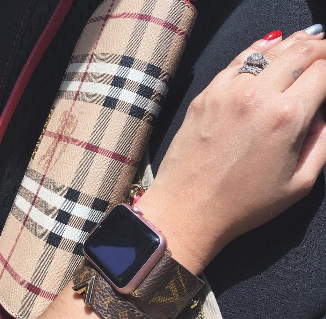 Authentic Repurposed Louis Vuitton Monogram For Apple And Samsung