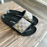 Authentic Repurposed Birkenstock Eva Barbados Slides