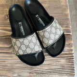 Authentic Repurposed Birkenstock Eva Barbados Slides