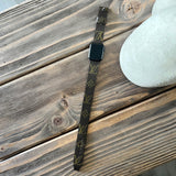 Authentic Repurpose Double Tour Monogram LV Watch Band All Series For Apple And Samsung
