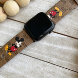 Authentic Repurposed Gucci x Mickey Apple Watch Band