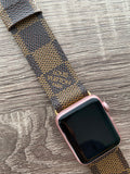 Authentic Repurposed Louis Vuitton Damier Ebene Apple Or Samsung Watch Bands