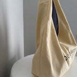 Large Repurposed L.V. Dust Bag Hobo Bag