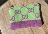 Authentic Repurposed Summer GG Terry Towel Pouch