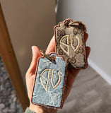 Authentic Repurposed Designer Customized Bag Tags