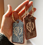 Authentic Repurposed Designer Customized Bag Tags