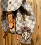 Authentic Repurposed Designer Customized Bag Tags