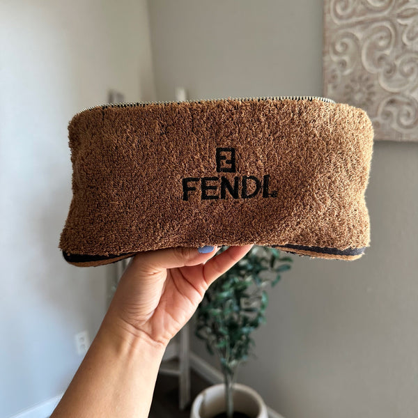 Repurposed Fendi Towel Pouch (Large)