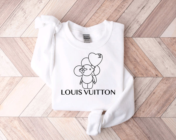 Vivie LOUIS V Balloon Screen Print Sweater