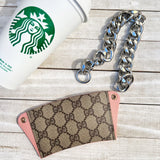 Coffee Designer Sleeve With Chain