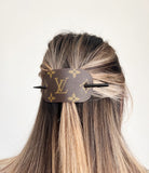 Authentic Repurposed Hair Barrette With Stick