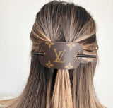 Authentic Repurposed Hair Barrette With Stick